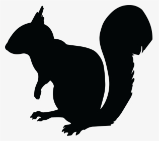 Free Clipart Of A Squirrel Silhouette - Squirrel Silhouette Png, Transparent Png, Transparent PNG