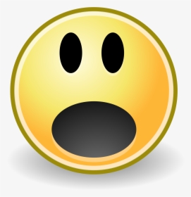 Shocked Face Emoji Png - Surprising Clipart, Transparent Png, Transparent PNG