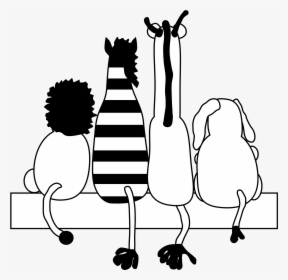 Animal Friends Svg Clip Arts - Friendship Black And White, HD Png Download, Transparent PNG