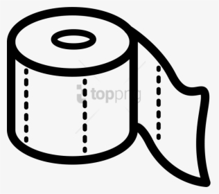 Free Png Toilet Paper Outline Png Image With Transparent - Clipart Toilet Paper Png, Png Download, Transparent PNG