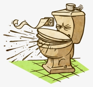 Dirty Toilet Png - Dirty Toilet Cartoon Png, Transparent Png, Transparent PNG