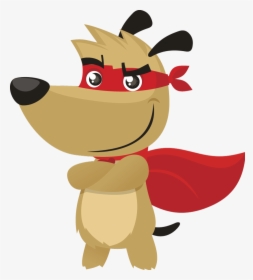 Clipart Dog Superhero - Superhero Dog Clipart, HD Png Download, Transparent PNG