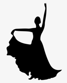 Square Dance - Transparent Flamenco Dancer Silhouette, HD Png Download, Transparent PNG