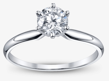Magnificent Wedding Rings Png - Solitaire Diamond Ring 1 Carat, Transparent Png, Transparent PNG