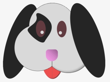 Emoji Style Puppy Clip Arts - Cartoon Puppy Heads With Tongue, HD Png Download, Transparent PNG