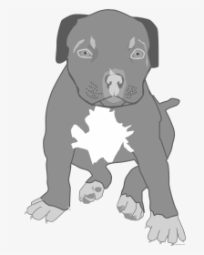 Pitbull Dog Png - Pit Bull Puppies Clip Art, Transparent Png, Transparent PNG