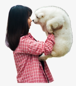 Woman Playing With A Puppy Dog Png Image - Woman And Dog Png, Transparent Png, Transparent PNG
