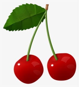 Cherries * Fruit Clipart, Food Clipart, Fruit And Veg, - Fruit Clip Art Cherry, HD Png Download, Transparent PNG