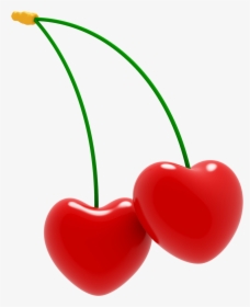 Cherry Heart Gratis - Cute Heart, HD Png Download, Transparent PNG