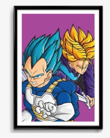 Vegetatrunks Poster Mock 2 - Dragon Ball Vegeta And Trunks, HD Png Download, Transparent PNG