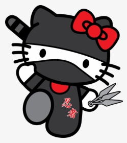Ninja Hello Kitty By Plaidguy86-d4faf9n - Hello Kitty Ninja, HD Png Download, Transparent PNG