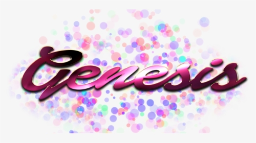 Genesis Name Logo Bokeh Png - Harwinder Name, Transparent Png, Transparent PNG