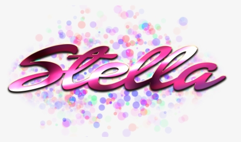 Stella Name Logo Bokeh Png - Graphic Design, Transparent Png, Transparent PNG
