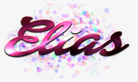 Elias Name Logo Bokeh Png - Siya Name, Transparent Png, Transparent PNG