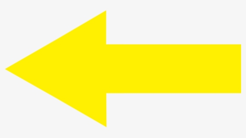 Yellow Arrow Left - Yellow Arrow Black Background, HD Png Download, Transparent PNG