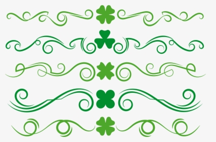 Beautifully Header Transprent Png - Line Of Clovers Png, Transparent Png, Transparent PNG