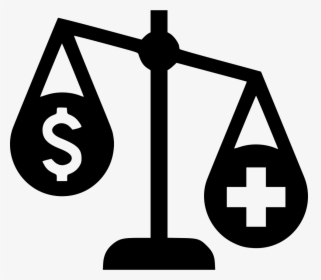 Balance Scales Health Care Money Important Comments - Money And Health Care, HD Png Download, Transparent PNG