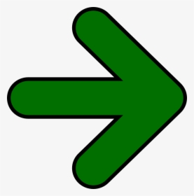 Green Arrow Pointing Right, HD Png Download, Transparent PNG