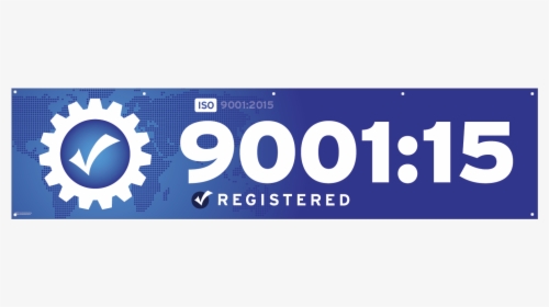 Iso 9001 2015 Banner - Iso 9001 2015 Flag, HD Png Download, Transparent PNG