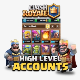 Buy Clash Royale Account - Clash Royale Sell Acc, HD Png Download, Transparent PNG