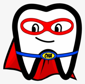Teeth Clipart Superhero - Superhero Tooth Transparent, HD Png Download, Transparent PNG
