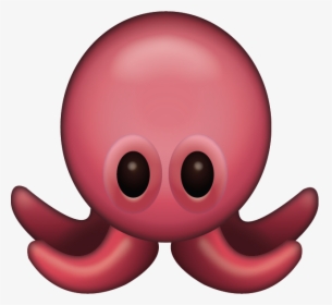 Octopus Emoji, HD Png Download, Transparent PNG