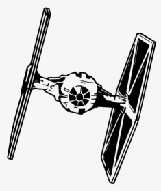 Vinilos Paredes Star Wars Vinilo Tie Fighter Combate - Star Wars Imperial Tie Fighter Vinyl, HD Png Download, Transparent PNG