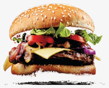 Tasty Burgers Black Background, HD Png Download, Transparent PNG