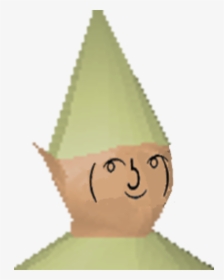 Green Nose Party Hat - Runescape Gnome, HD Png Download, Transparent PNG