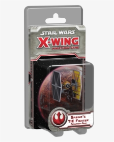 X-wing Miniatures Game Sabine S Tie Fighter Expansion - Star Wars X Wing Sabine's Tie Fighter, HD Png Download, Transparent PNG