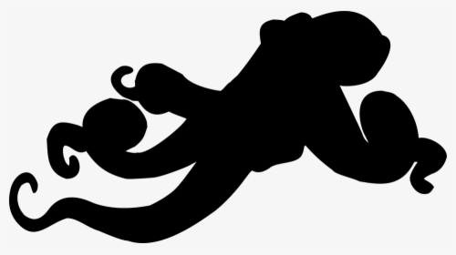 Black Octopus Png - Octopus Silhouette, Transparent Png, Transparent PNG