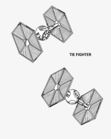Star Wars Tie Fighter Drawing, HD Png Download, Transparent PNG
