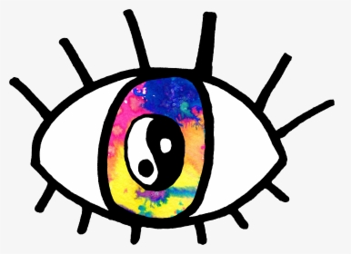 Colorful Yin Yang Eye - Cute Rilakkuma Transparent, HD Png Download, Transparent PNG