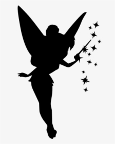 Tinkerbell 2 Vinyl Decal Sticker - Tinkerbell Silhouette, HD Png Download, Transparent PNG