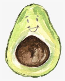 Avocado Art Png, Transparent Png, Transparent PNG