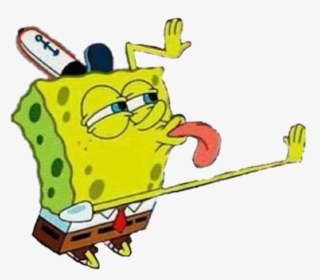 Spongebob Licking Meme Transparent Clipart , Png Download - Spongebob Licking Transparent, Png Download, Transparent PNG