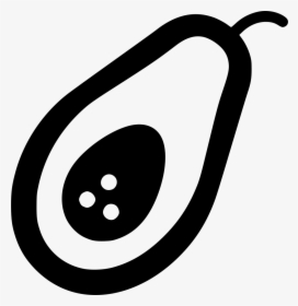 Avocado - Avocado Icon Png, Transparent Png, Transparent PNG