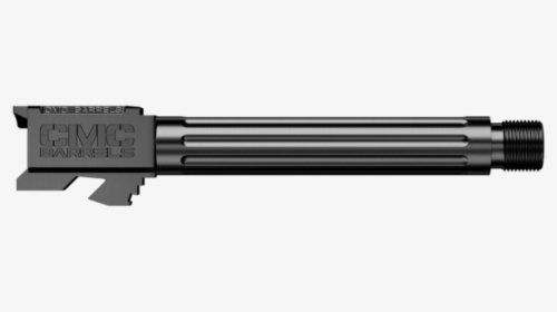 Cmc Glock Barrel 75511 Glock 17 Fluted Threaded Black - Gun Barrel, HD Png Download, Transparent PNG