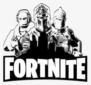 Fortnite Logo Png - Black And White Fortnite, Transparent Png, Transparent PNG