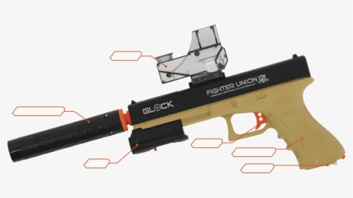 Gelsoft Glock Components - Ranged Weapon, HD Png Download, Transparent PNG