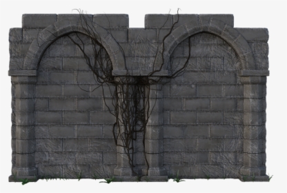 Brick, Wall, Vines, Stone, Masonry, Structure - Vines Stone Brick, HD Png Download, Transparent PNG