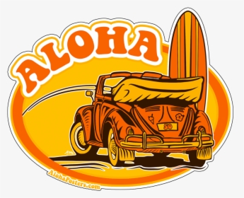 Alohaposters Sunset Beetle Sticker, HD Png Download, Transparent PNG
