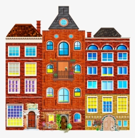 Town Buildings, Old Brick Building, City, Brick, Wall - Building, HD Png Download, Transparent PNG