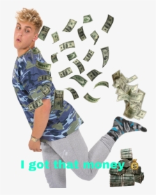 Jake Pauls Got That Money 💰💵💸 - Raining Money Gif Png, Transparent Png, Transparent PNG