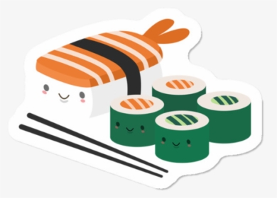 Stickers Aesthetic Sushi Png Clipart , Png Download - Sushi Stickers, Transparent Png, Transparent PNG