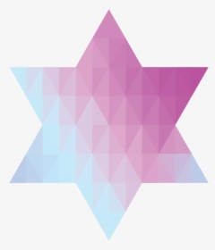 Geometric Jewish Star Of David Vi - Triangle, HD Png Download, Transparent PNG