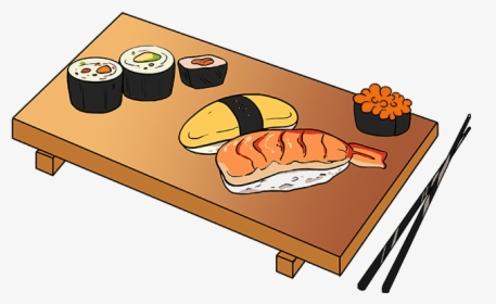 How To Draw Sushi - California Roll, HD Png Download, Transparent PNG
