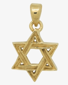 Star Of David Pendant And Chain Black, HD Png Download, Transparent PNG