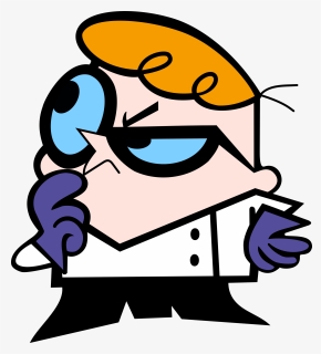 Dexter Thinking - Cartoon Network Mad Scientist, HD Png Download, Transparent PNG
