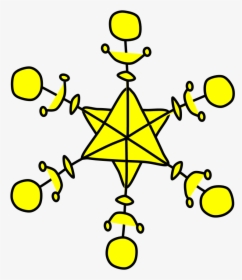 Star Of David Snowflake, Yellow - Чертежи Сюрикенов, HD Png Download, Transparent PNG